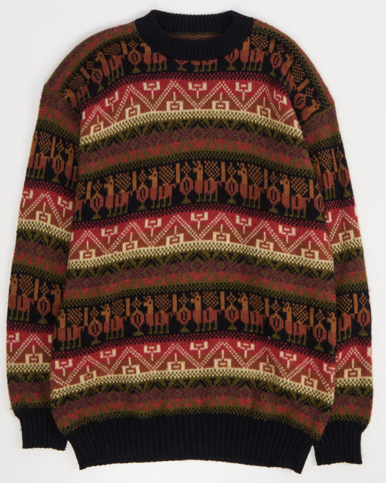 Винтажный свитер с орнаментом