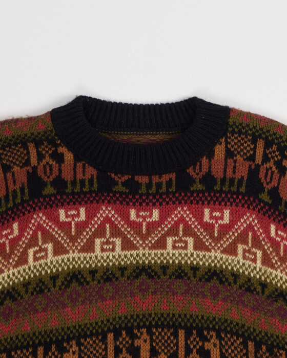 Винтажный свитер с орнаментом — фото 2