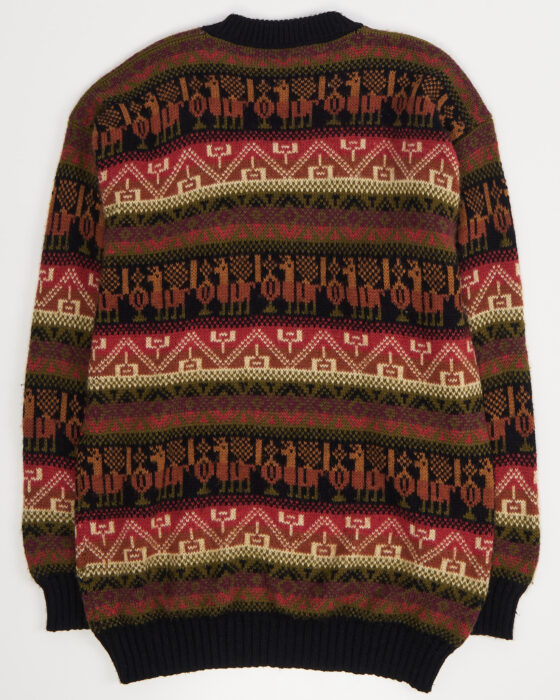 Винтажный свитер с орнаментом — фото 4