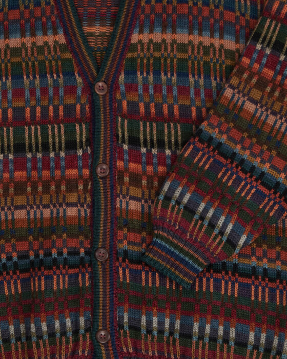 Вязаный кардиган из шерсти — фото 4