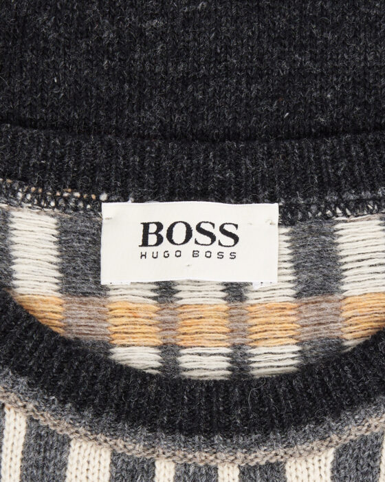 Винтажный свитер Hugo Boss с орнаментом Hugo Boss — фото 6