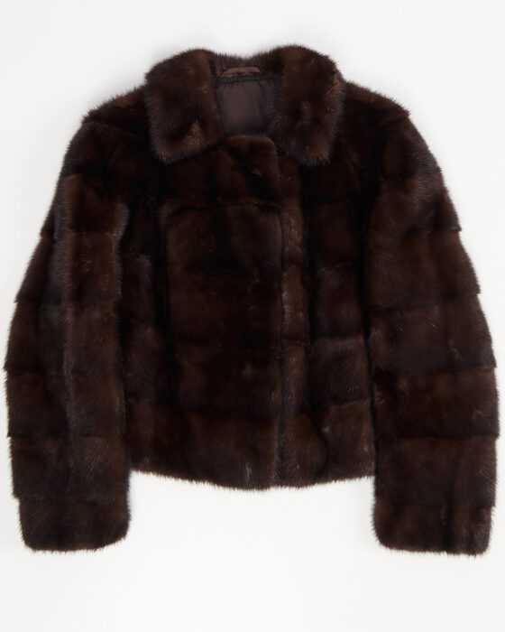 Полушубок из натуральной норки