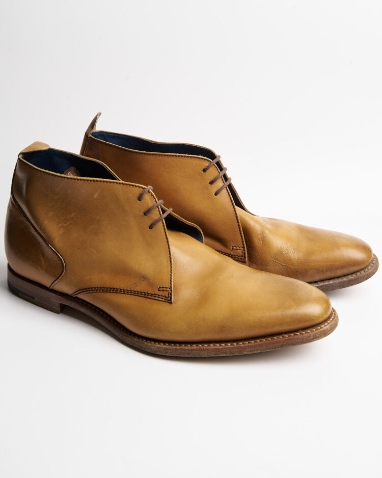 Кожаные ботинки Barker на шнуровке