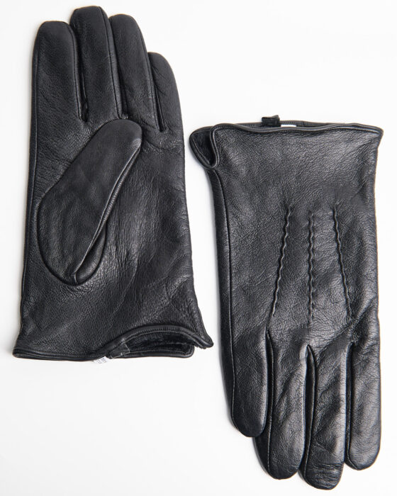 Кожаные перчатки из натуральной кожи