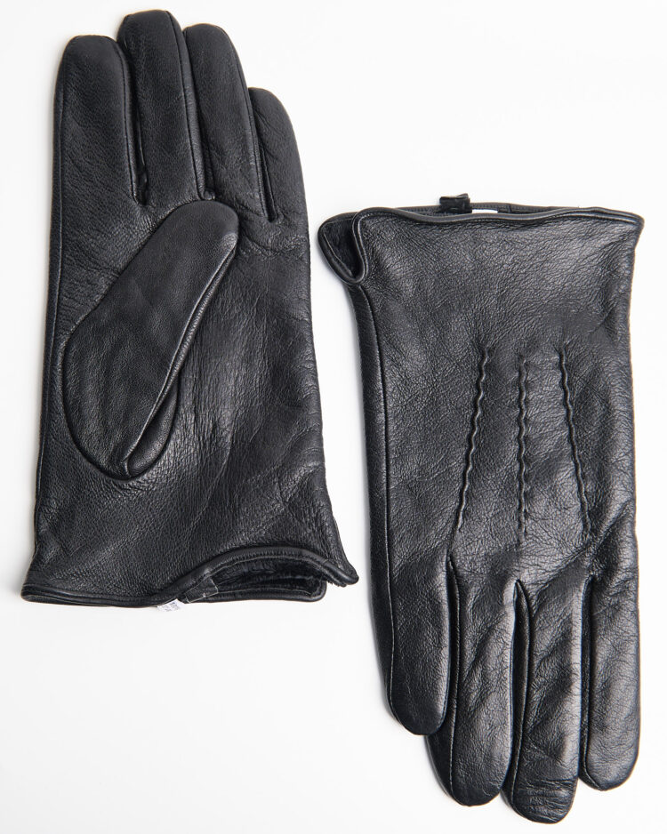 Кожаные перчатки из натуральной кожи