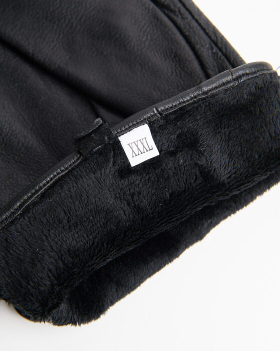 Кожаные перчатки из натуральной кожи — фото 4