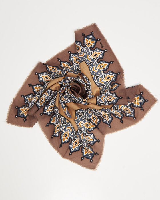 Винтажный платок из шерсти Vera Vera — фото 3