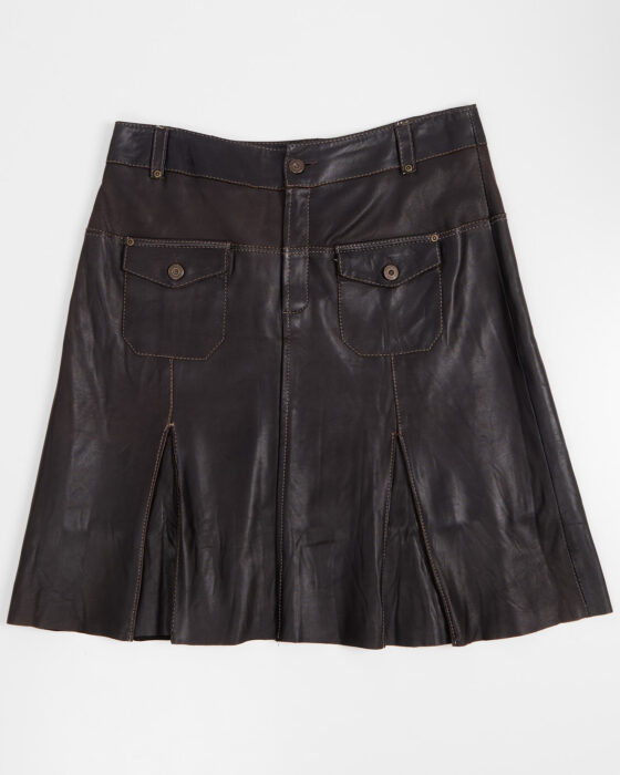 Кожаная юбка Arma Arma