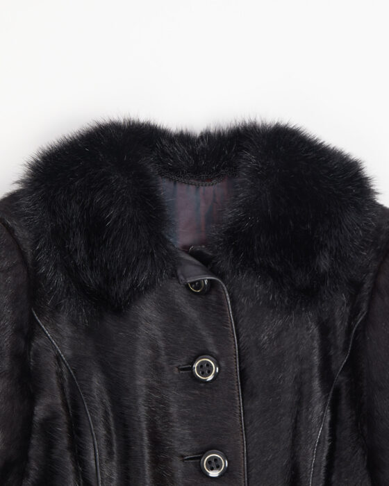 Пальто из меха пони — фото 3