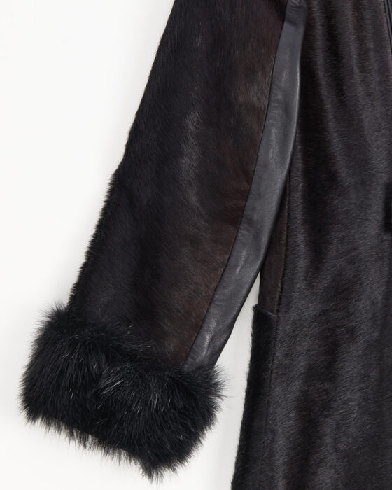 Пальто из меха пони — фото 7