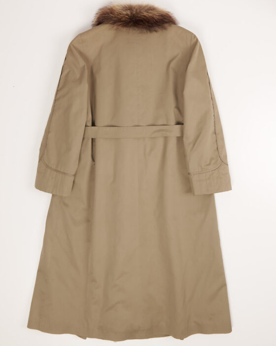 Утепленный плащ Erle ZF с натуральным мехом — фото 8