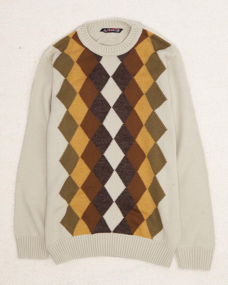 Джемпер с ромбами