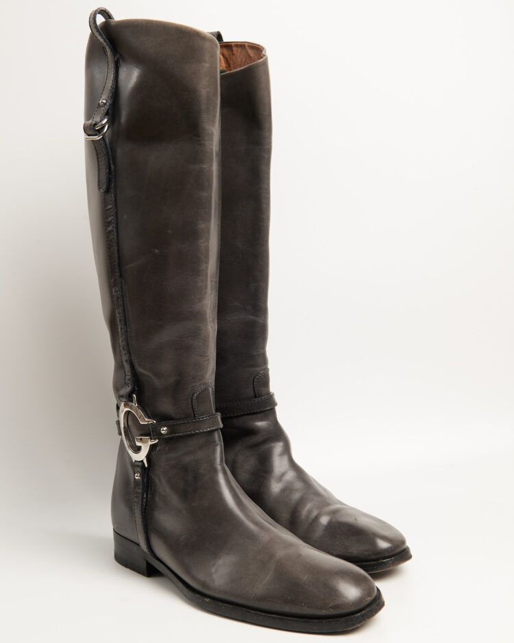 Винтажные сапоги Gucci