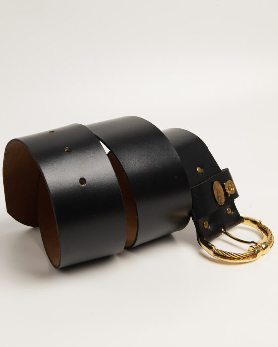 Винтажный ремень из кожи — фото 4