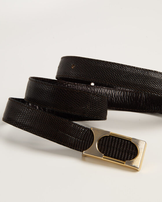 Винтажный ремень из натуральной кожи — фото 3