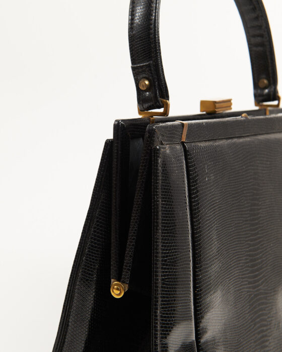 Винтажная сумка из натуральной кожи — фото 7