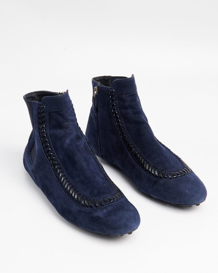 Замшевые ботинки Tod's