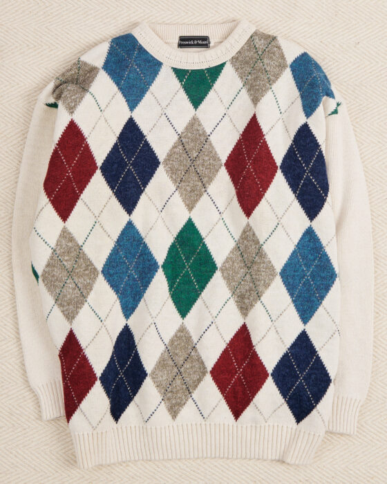 Джемпер с ромбами