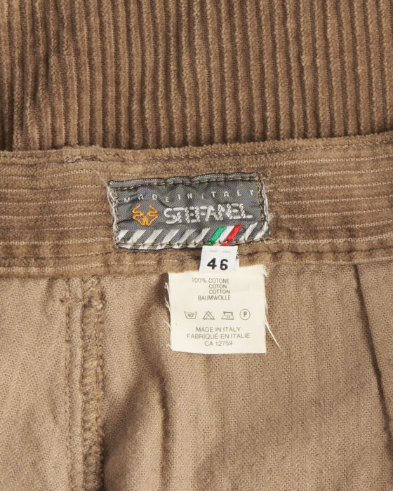 Вельветовые брюки Stefanel Stefanel — фото 4