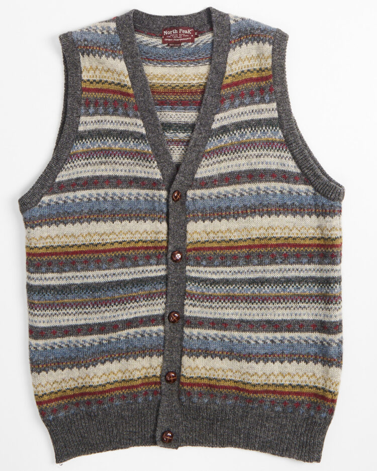 Винтажная шерстяная жилетка North Peak