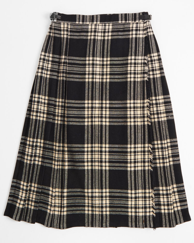 Винтажный килт из натуральной шерсти