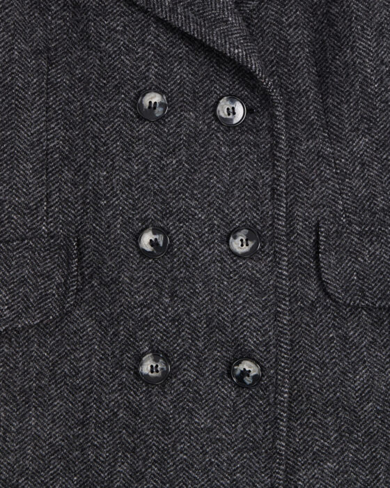 Двубортное женское пальто  Made in USA. Elegant fashion — фото 5