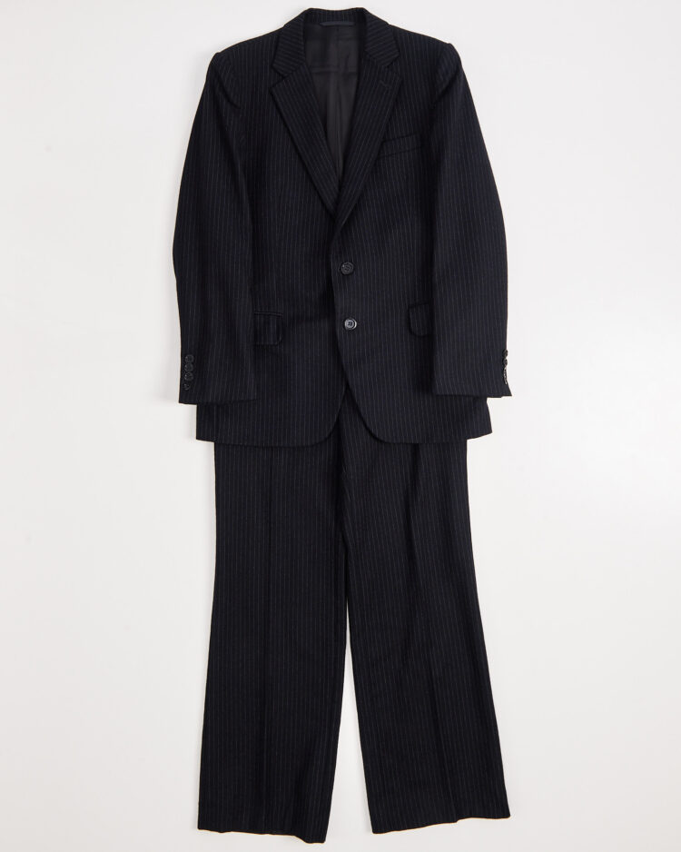 Костюм в полоску из шерсти
