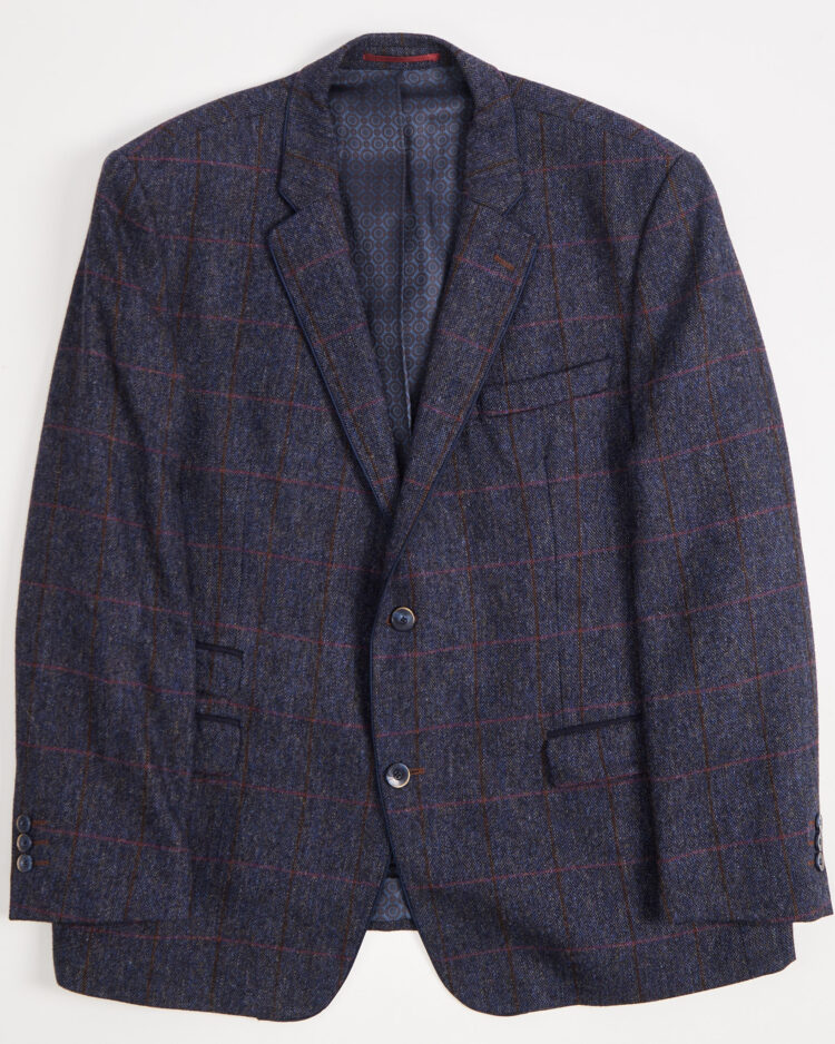 Винтажный двубортный пиджак