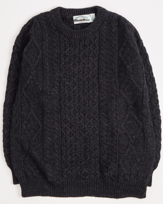 Винтажный аранский свитер