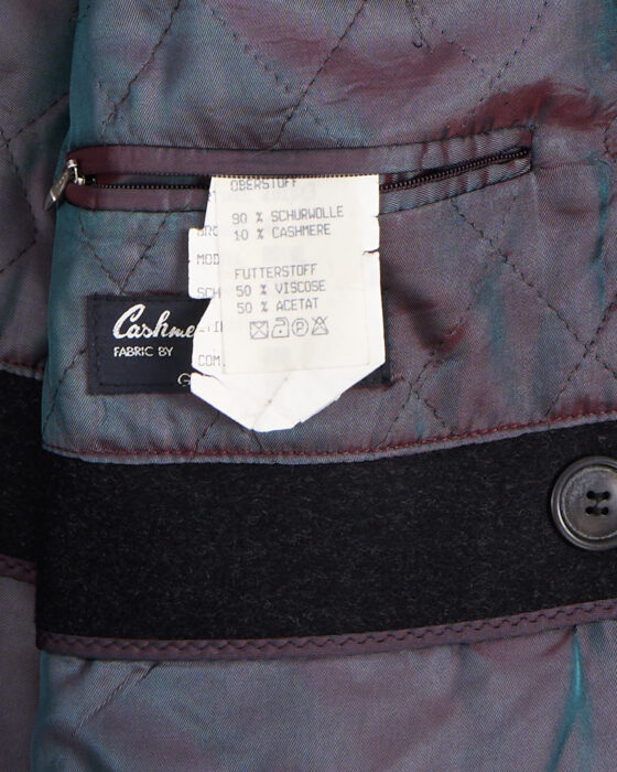 Винтажное двубортное пальто — фото 6