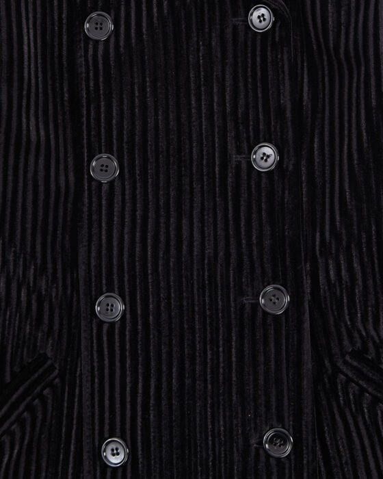 Приталенный двубортный жакет из велюра Sportstaff — фото 4