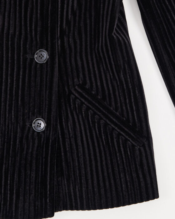 Приталенный двубортный жакет из велюра Sportstaff — фото 5