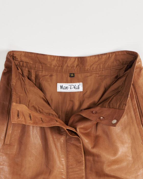 Юбка-карандаш из кожи ягненка Marc Phil Marc Phil — фото 4