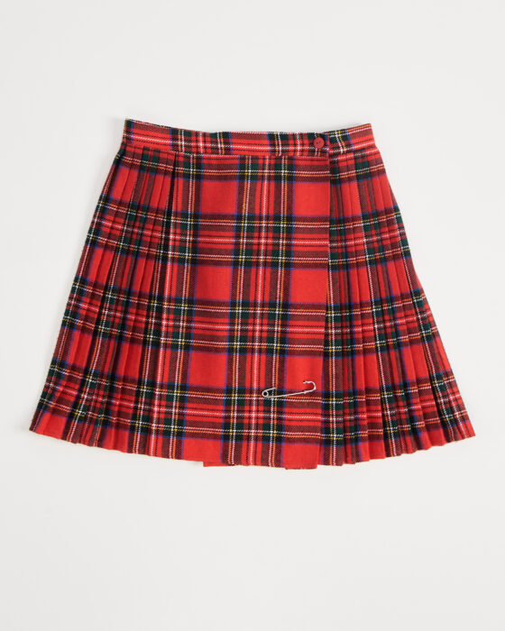Мини юбка в шотландскую клетку