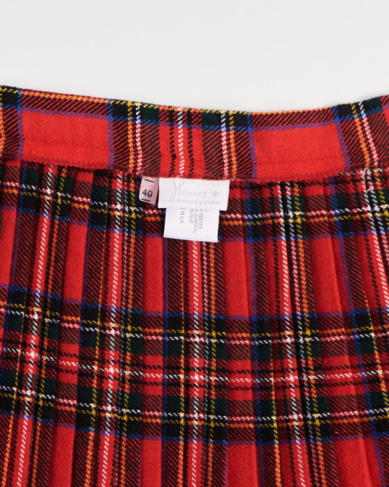 Мини юбка в шотландскую клетку — фото 4