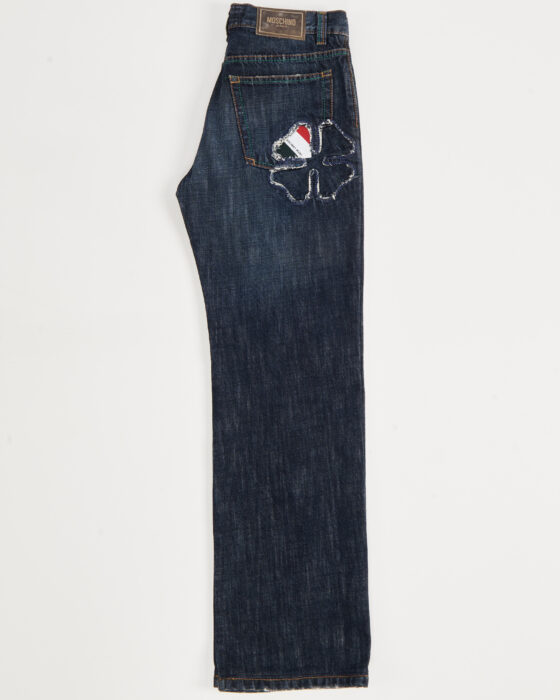 Джинсы Moschino с классическим прямым кроем Moschino — фото 2