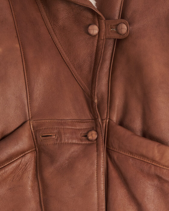 Дубленка Norma из натуральной кожи NORMA — фото 4