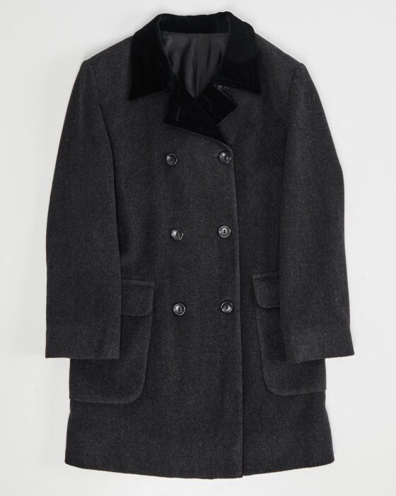 Винтажное  двубортное пальто made in Italy