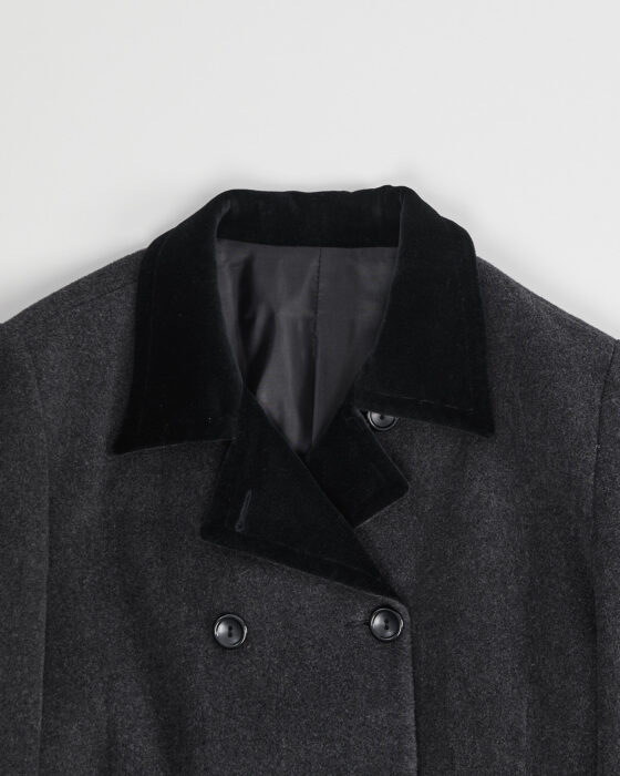 Винтажное  двубортное пальто made in Italy — фото 4