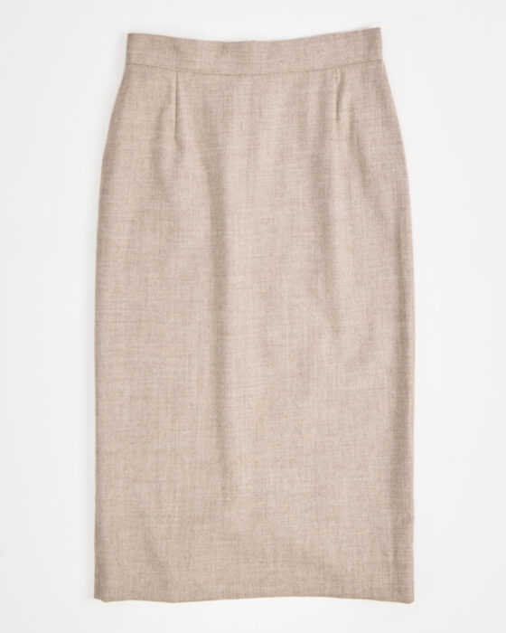 Юбка-карандаш бежевая