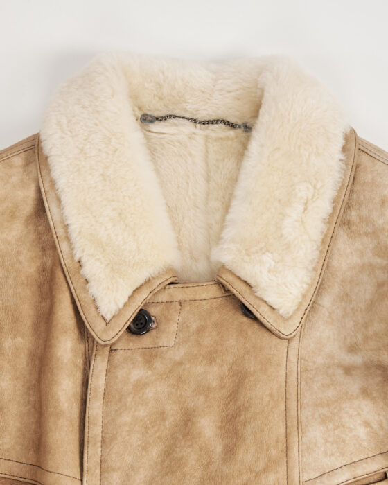 Мужская дубленка из натуральной овчины — фото 4