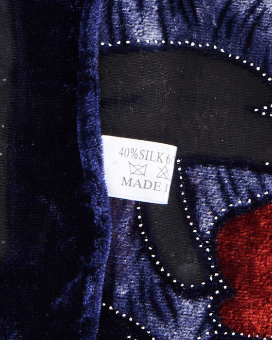 Винтажный шелковый шарф — фото 4