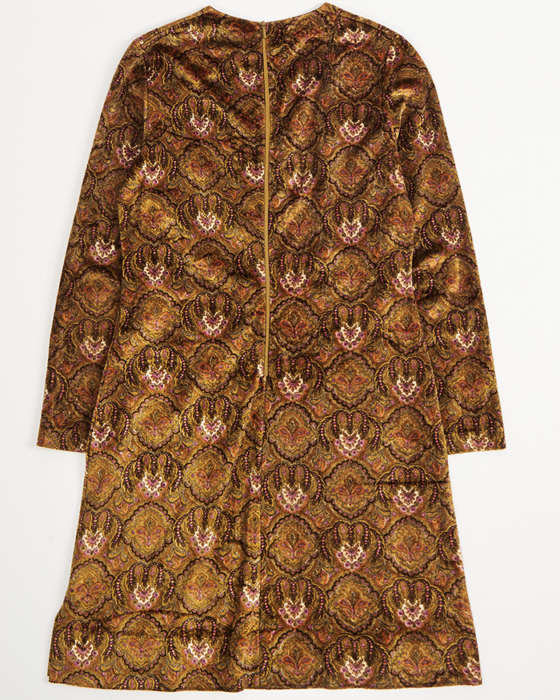 Винтажное бархатное платье — фото 2