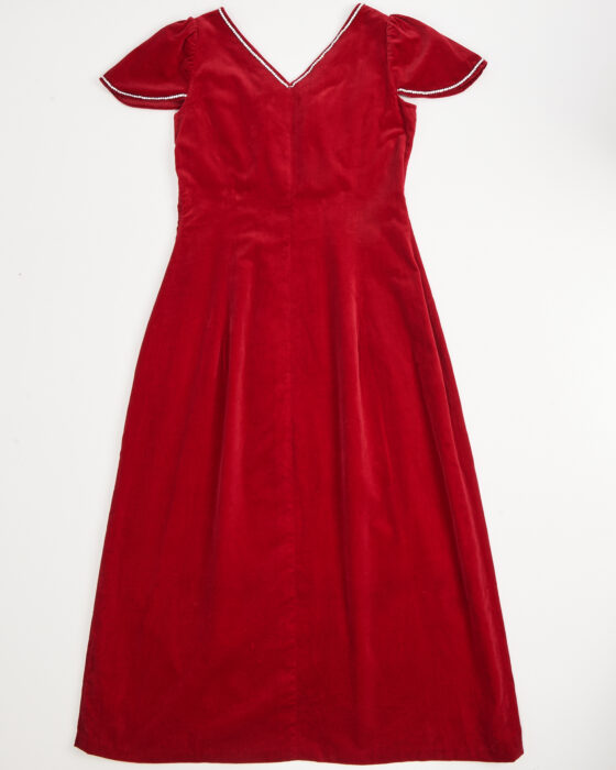 Винтажное бархатное платье — фото 3
