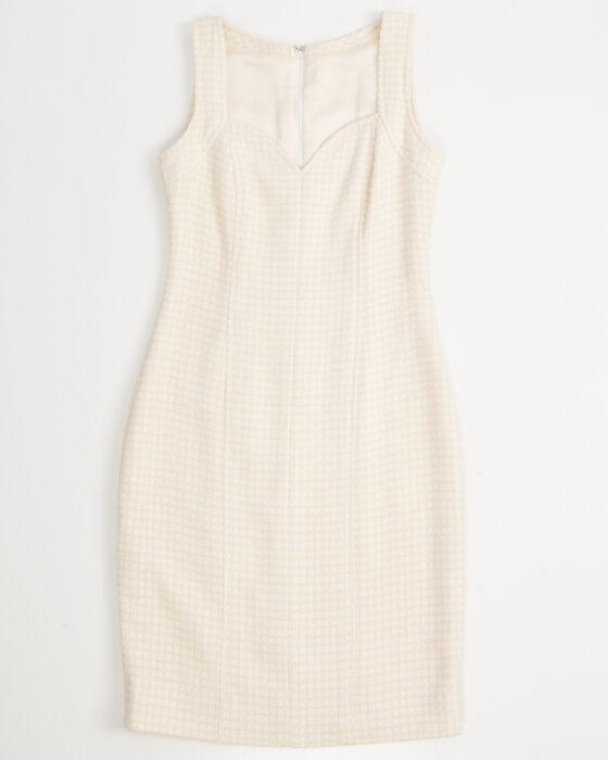 Твидовое платье-футляр