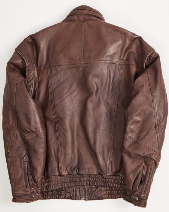 Кожаная куртка-бомбер New Basics New Basics — фото 2