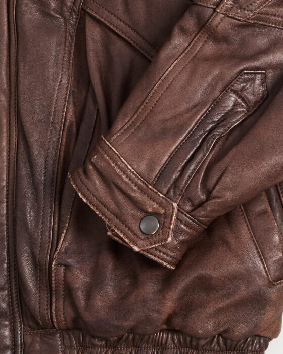 Кожаная куртка-бомбер New Basics New Basics — фото 5