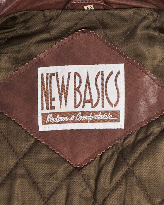 Кожаная куртка-бомбер New Basics New Basics — фото 6