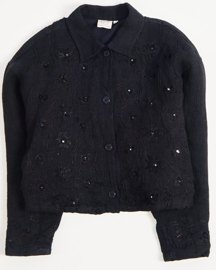 Винтажный жакет с вышивкой