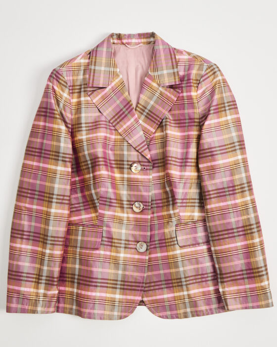 Винтажный жакет-хамелеон из шелка